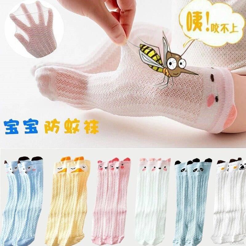 Vớ cotton dài họa tiết hoạt hình dễ thương cho bé