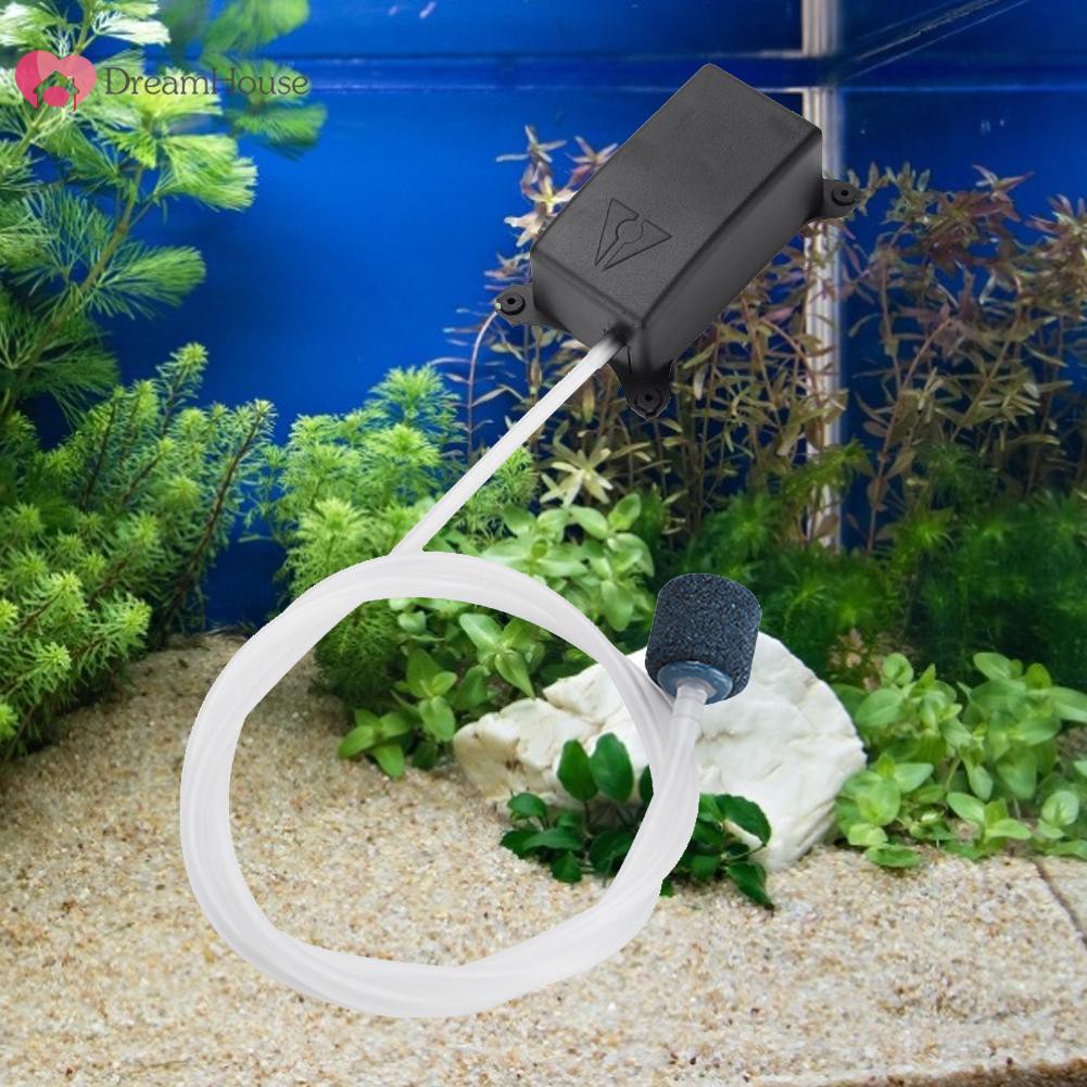 ☀Ultra Low Noise Fish Tank Rubber Oxygen Pump Mini Single Outlet Air Pump