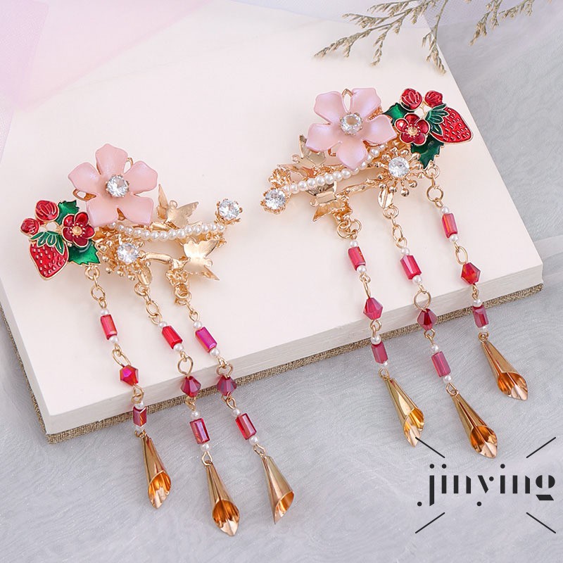 GETNOIVAS Trâm Cài Tóc Tua Rua Phong Cách Trung Hoa Cổ Điển