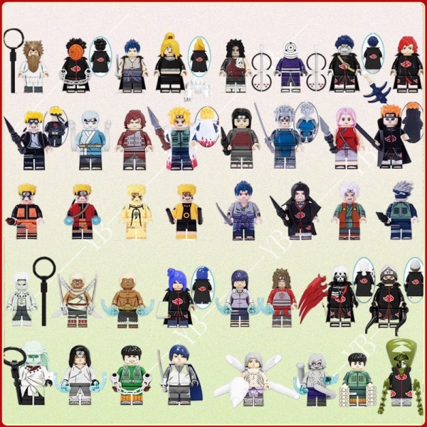 Khối xây dựng Lego Minifigures khối xây dựng đồ chơi giáo dục sớm lego Naruto Lego Ninjago