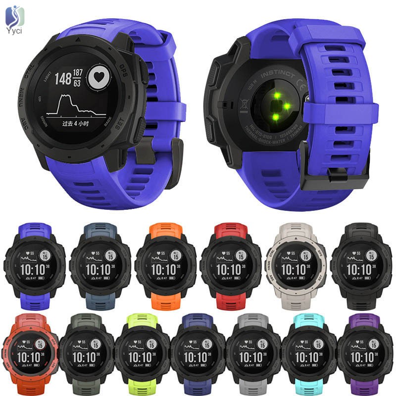 Dây đeo silicon cao cấp cho đồng hồ Garmin Instinct