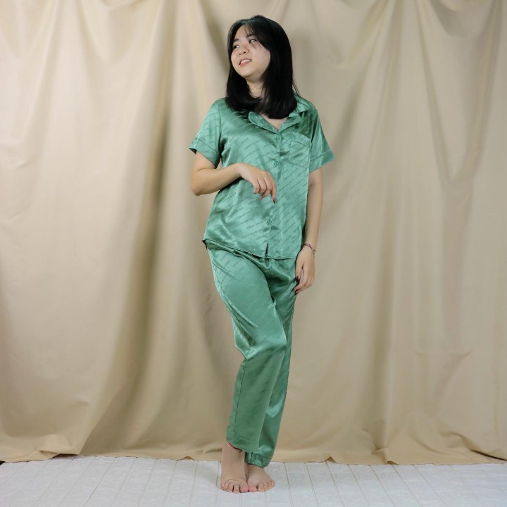 Bộ đồ Pijama lụa gấm quần dài cao cấp SH998 - Hàng Việt Nam chất lượng cao