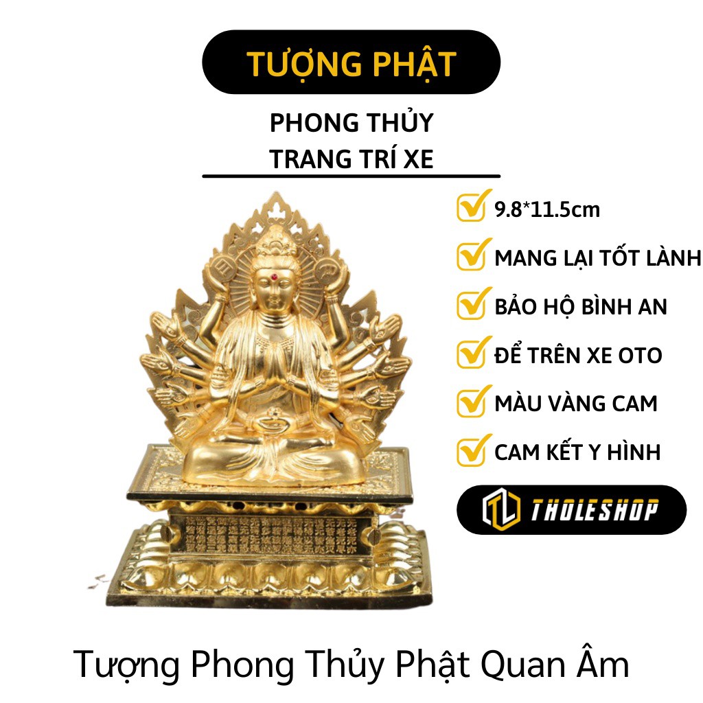 Tượng Phật Thế Âm Bồ Tát - Tượng phong thuỷ bỏ xe hơi cầu an mang lại điều tốt lành 5537