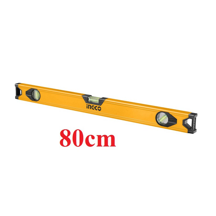 Thước Thủy INGCO HSL18080 80cm Nhôm Đảm Bảo Độ Chính Xác Cao