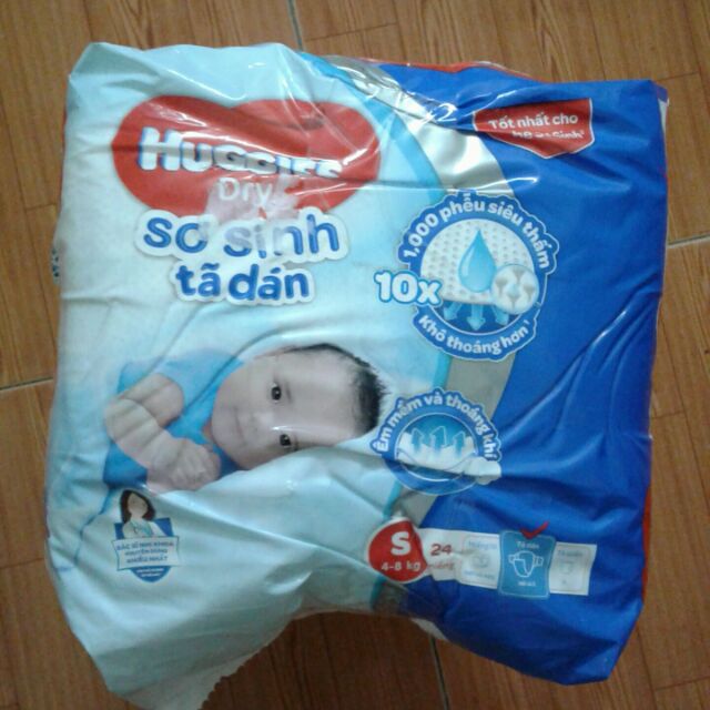 HUGGIES TÃ DÁN SƠ SINH s 24