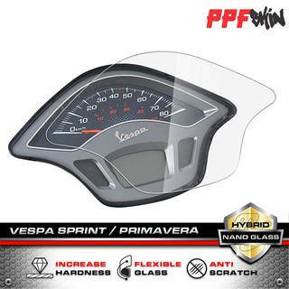 PPF Vespa sprint...UPPF dán bảo vệ mặt đồng hồ xe , xước tự phục hồi vết xước dâm , www.uppf.com