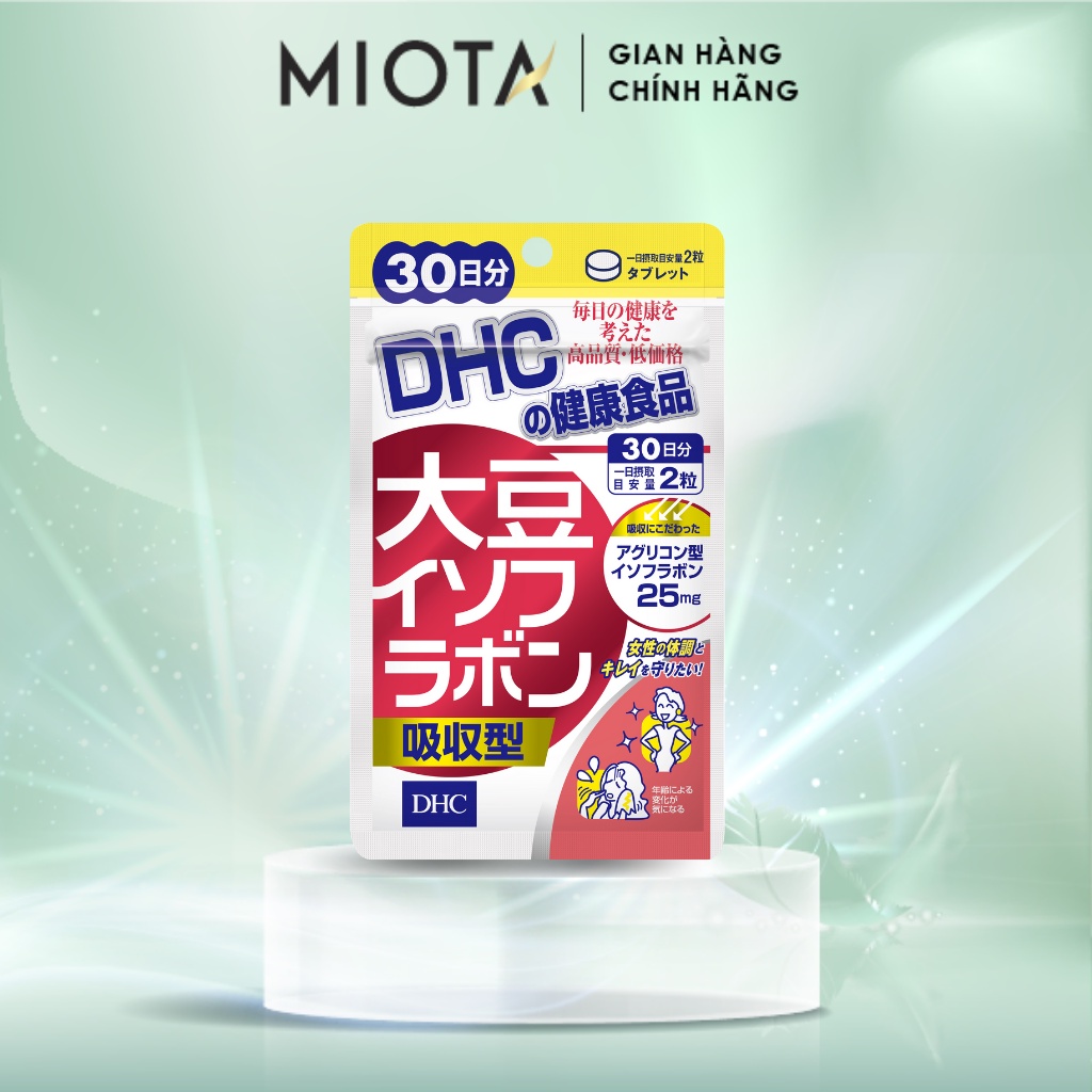 Viên uống mầm đậu nành DHC Soy Isoflavone Absorption Type 30 Ngày