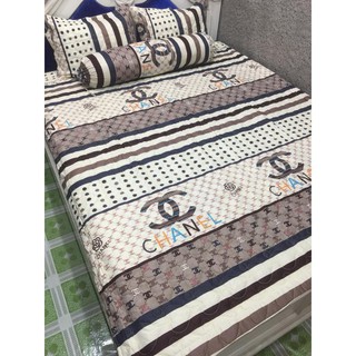 Bộ chăn ra 5 món cao cấp chanel