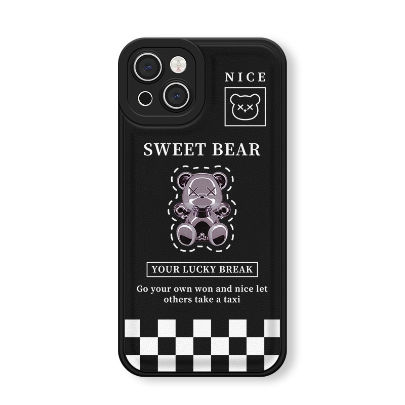 Ốp lưng iphone Ốp Điện Thoại Da Màu Trơn Phù Hợp Cho Apple Iphone 11 12Pro 6 7 8plus xs 13 Dinuo case