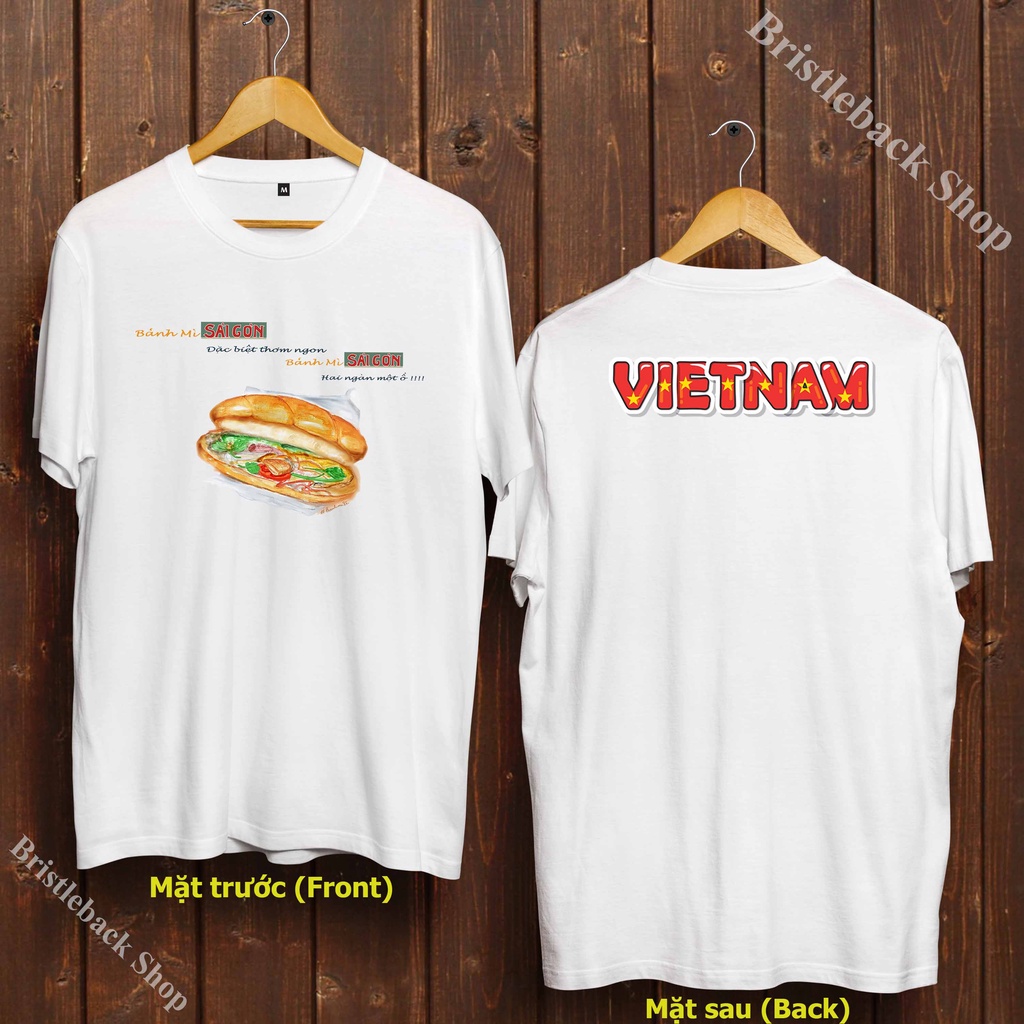 ✌️Áo Phông Văn Hóa - Du Lịch Việt Nam - Áo Phông Sài Gòn - Áo Phông Bánh mì Sài Gòn cá tính - VIN-067