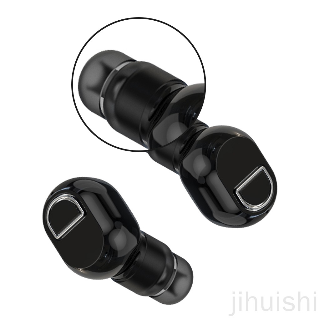 Set 1 Cặp Tai Nghe Bluetooth 5.0 Không Dây Có Micro Và Phụ Kiện