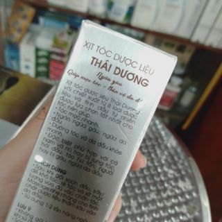 Xịt tóc dược liệu thái dương 30ml