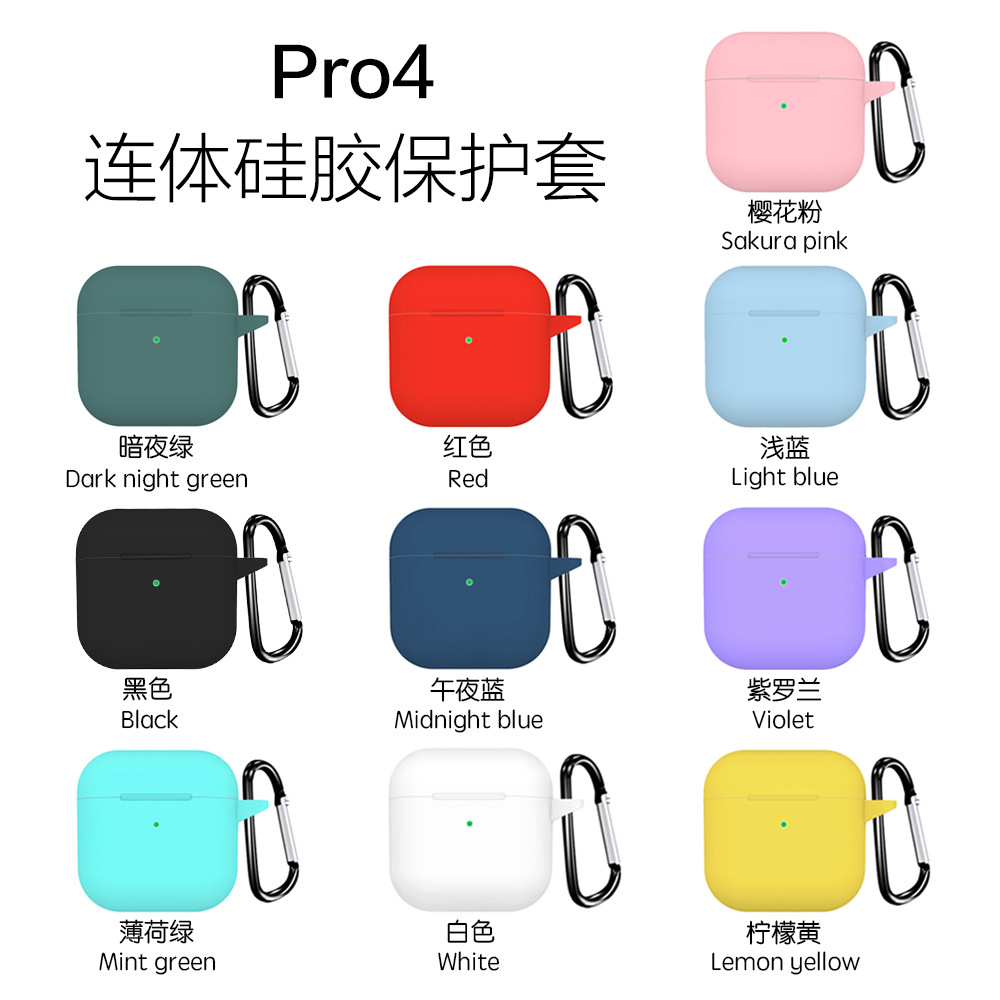 👏Airpods Pro 4 case 👏Vỏ Bảo Vệ Hộp Sạc Tai Nghe Airpods 4 Pro 4 / Inpods 4 Pro 4 /inpods Mini 4 Airpods Pro 5 /airpods Mini 4 Mềm Mại | BigBuy360 - bigbuy360.vn