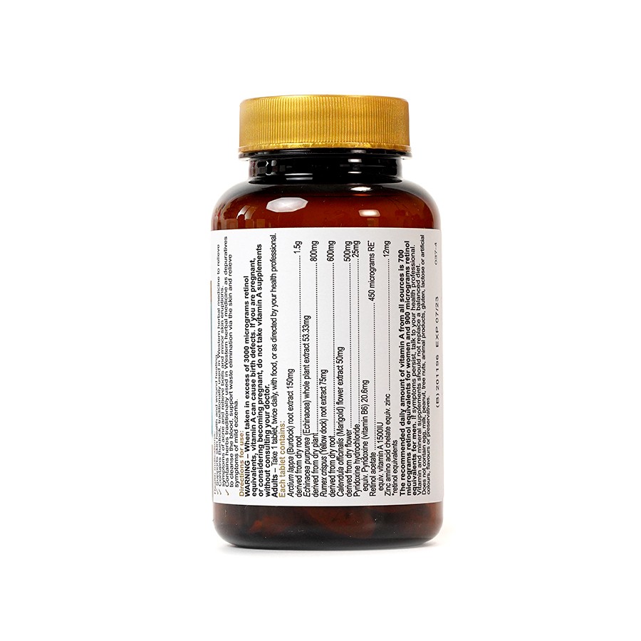 Viên Uống Thải Độc Da Herbs Of Gold Clear Skin Hỗ Trợ Giảm Mụn 60 Viên | BigBuy360 - bigbuy360.vn