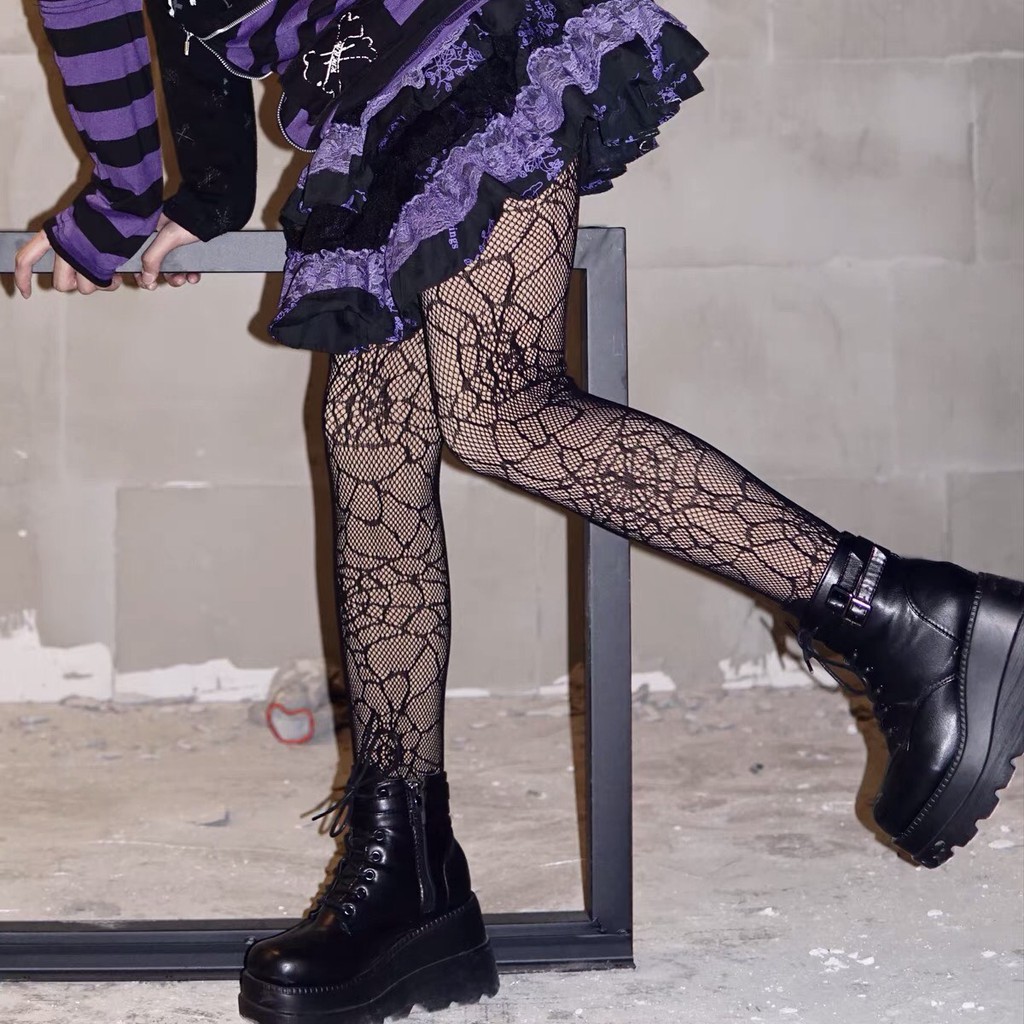 GIÀY BOOTS HARAJUKU ROCK DARK - Giày Boots Đế Bánh Mì