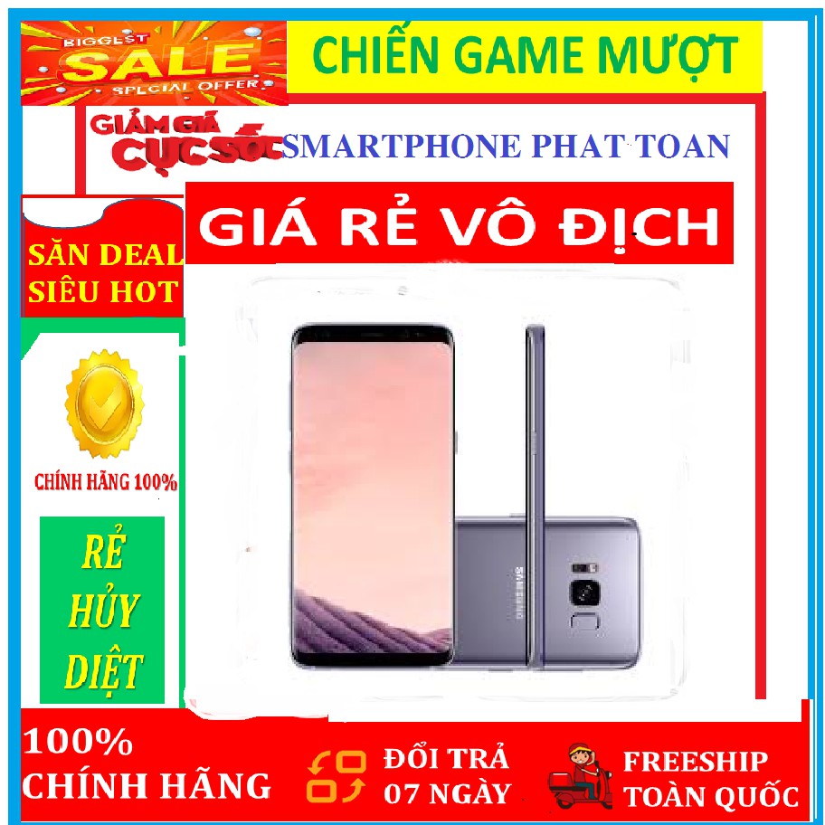 [BÁN LẺ = GIÁ SỈ] Điện Thoại Samsung Galaxy S8 Ram 4G Bộ nhớ 64G CHÍNH HÃNG mới