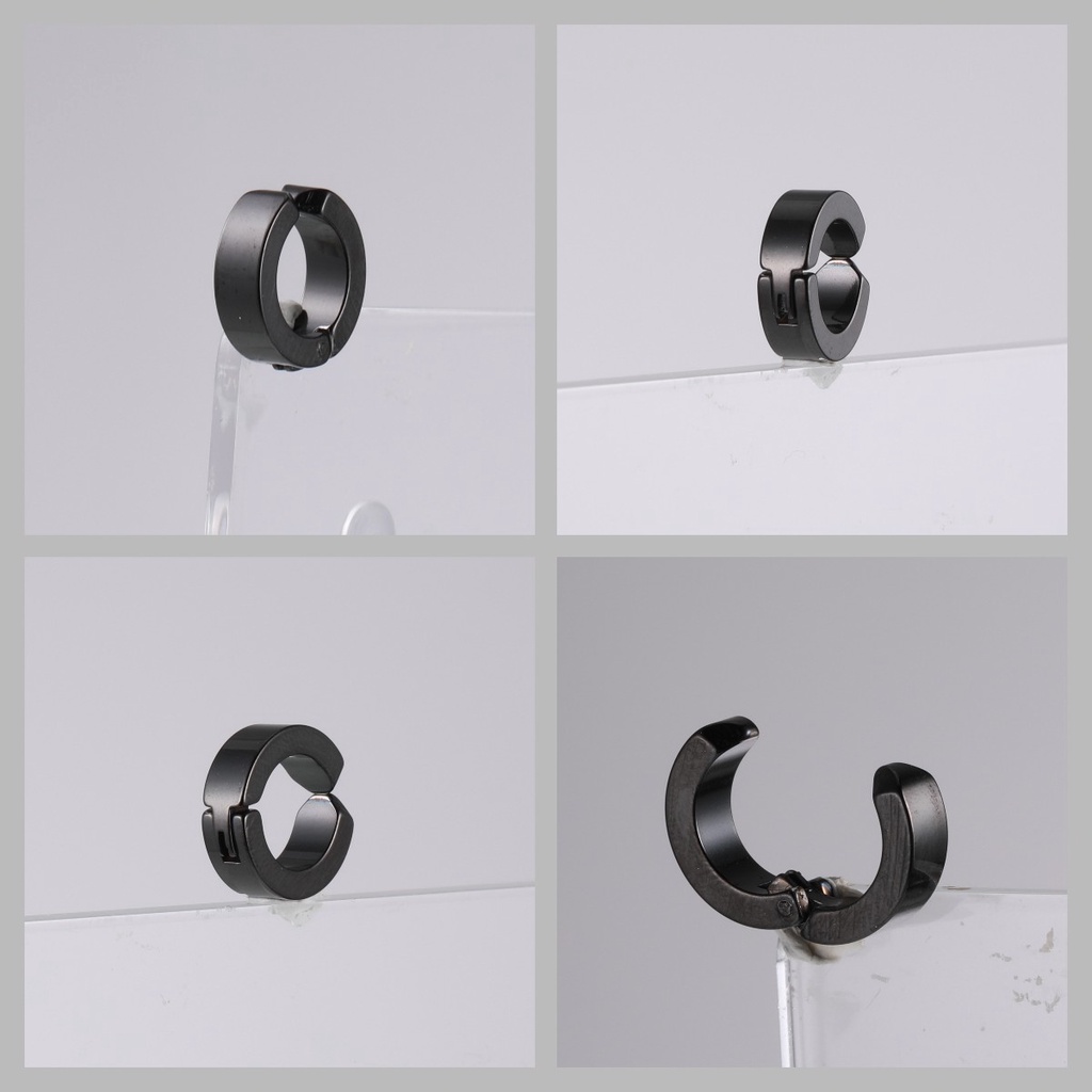 Khuyên Tai Nam Châm Titanium Không Cần Bấm Lỗ Khuyên Tai Nam Không Cần Bấm Lỗ (1 Cái)