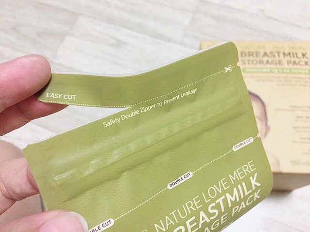 TÚI TRỮ SỮA CẢM BIẾN NHIỆT CAO CẤP HÀN QUỐC NATURE LOVE MERE