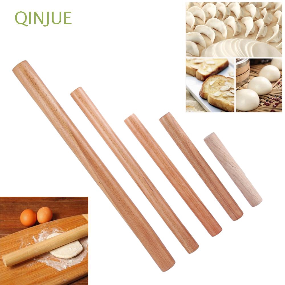 QINJUE Fondant Cooking Cake Decoration Kitchen Accessories Wooden Rolling Pin