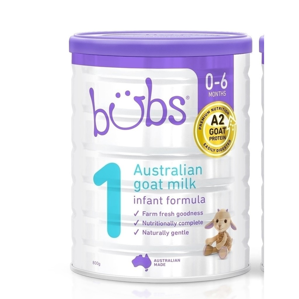 Sữa Dê Bubs  Úc số 1,2,3 800 gram Date 2022