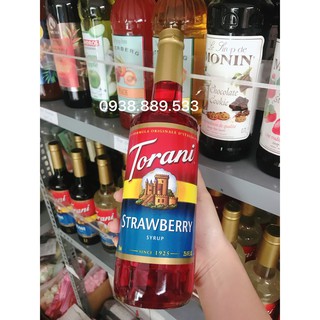 Siro Torani Dâu (Strawberry) 750ml
