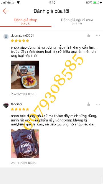 KHÔNG GIẢM HOÀN TIỀN-IDOL SLIM COFFEE mẫu cũ-GIẢM CỰC MẠNH | BigBuy360 - bigbuy360.vn