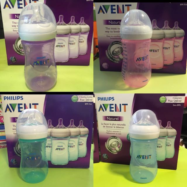 Bình sữa Avent Natural 60ml, 125ml, 260ml, 330ml