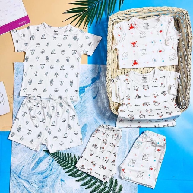[CHÍNH HÃNG - XẢ KHO] Bộ AVALER cộc tay cài vai và ba lỗ chất PETTIT cho bé