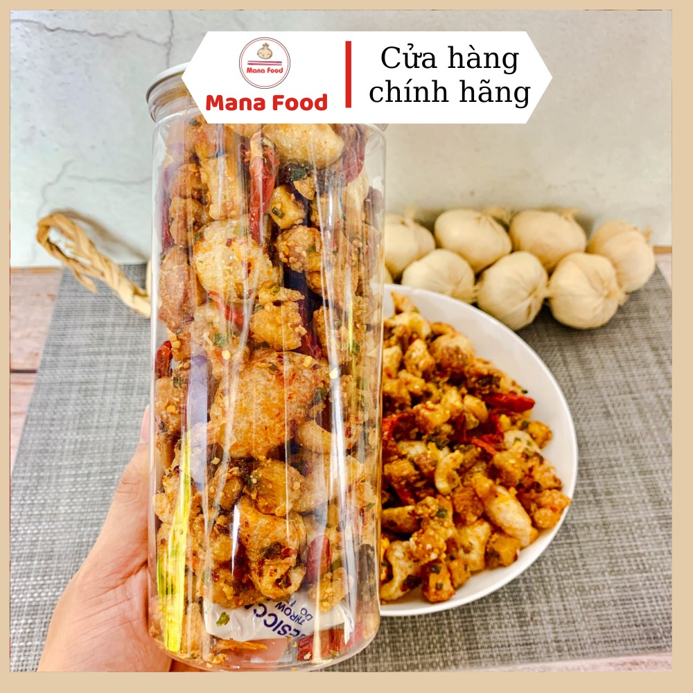 250G Da Heo Tóp Mỡ Mana Food | Da heo cay mặn béo giòn | BigBuy360 - bigbuy360.vn