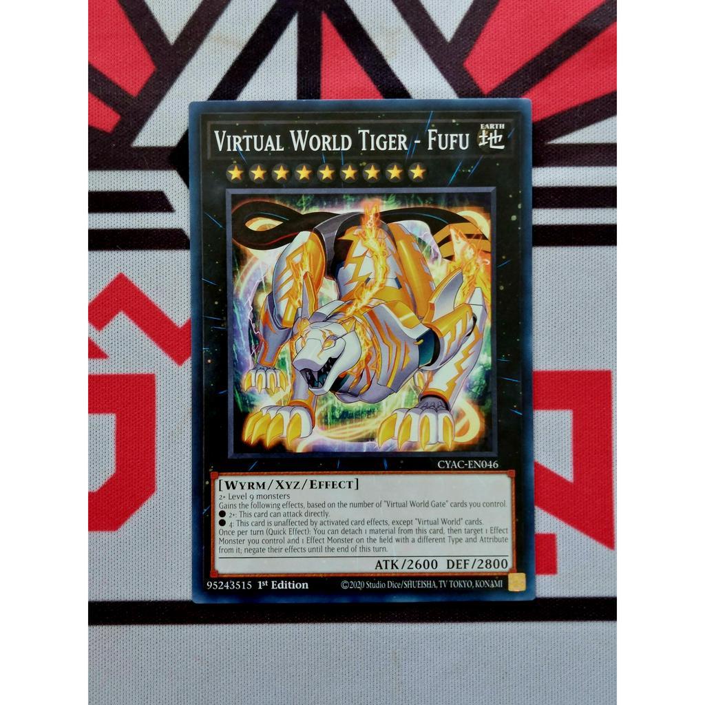[ Đỗ Lạc Shop ] Thẻ Bài Yugioh Monster Virtual World Tiger - Fufu - CYAC-EN046 - Common