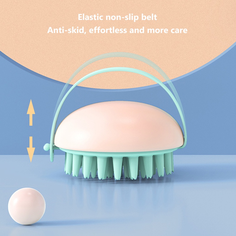 Lược Massage Da đầu, Lược Silicon Gội đầu, Giảm Rụng Tóc