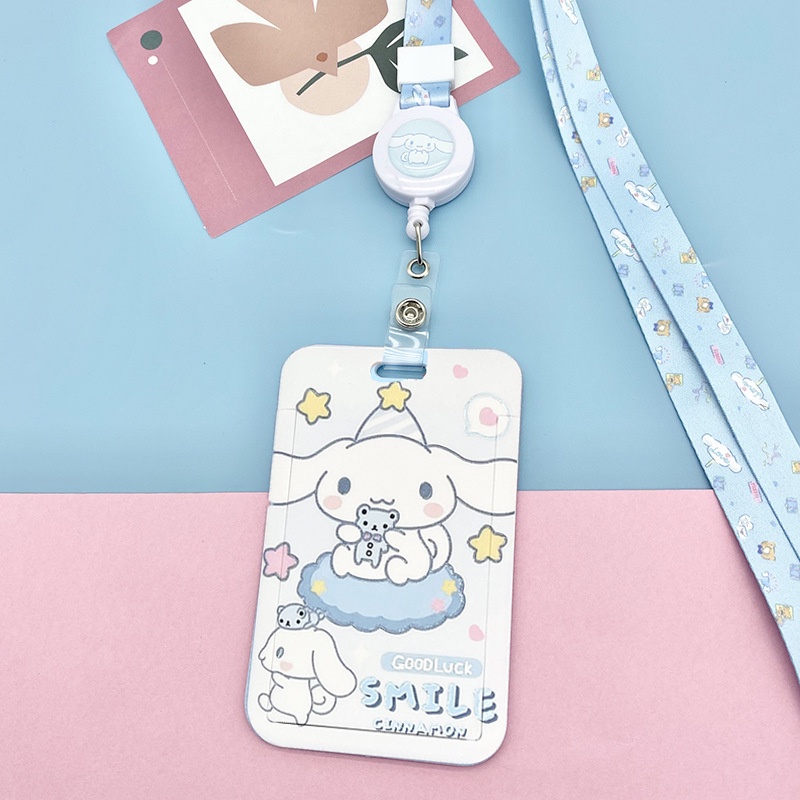 Dây Đeo Thẻ Họa Tiết Hoạt Hình Melody Xinh Xắn