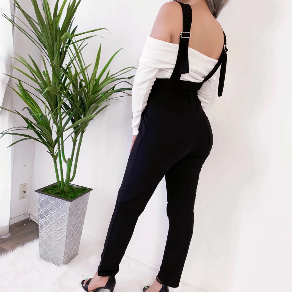 Bộ Jumpsuit Hai Dây Ống Rộng Họa Tiết Hoa Cho Nữ