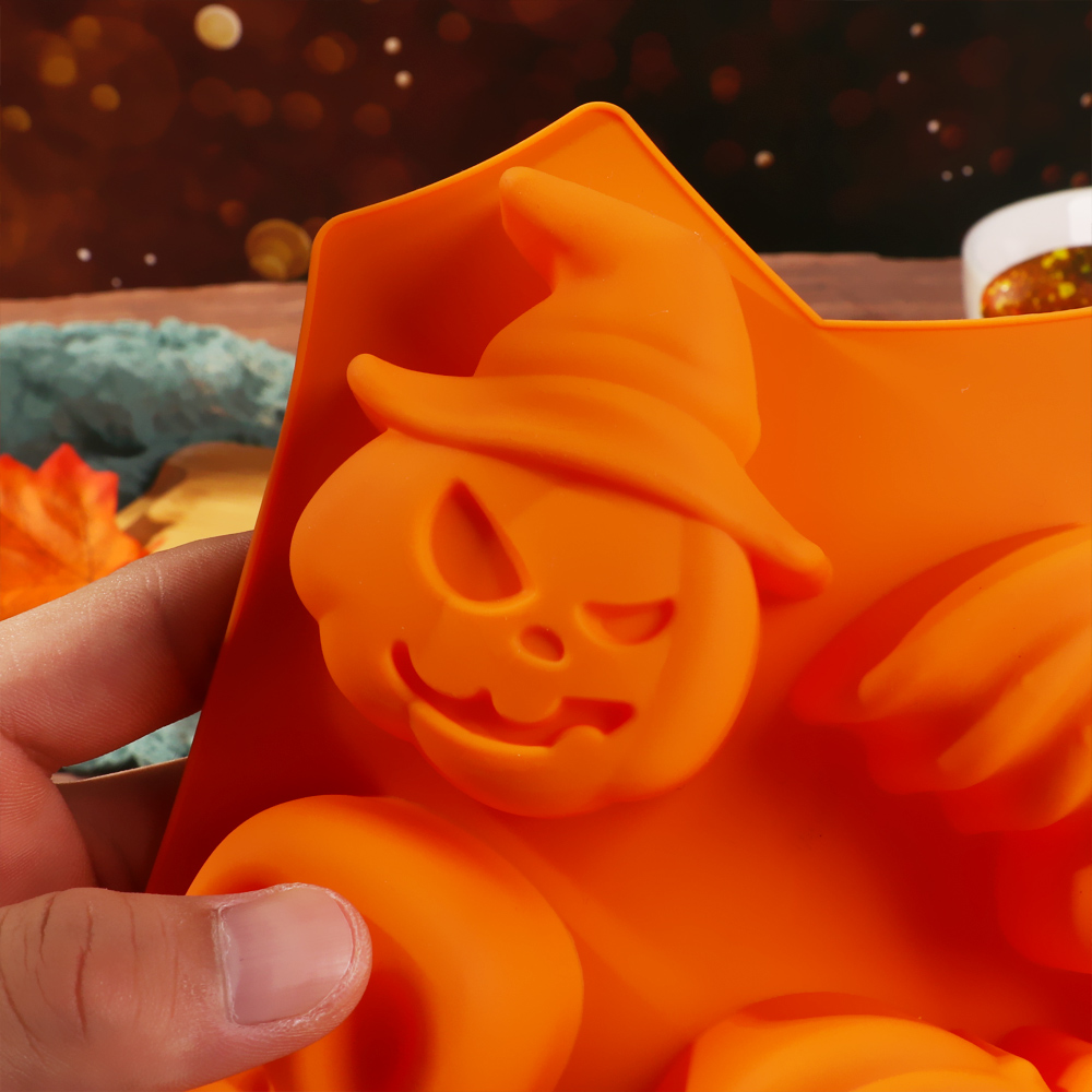 HANDMADE Khuôn Silicone Làm Bánh Phong Cách Halloween Độc Đáo