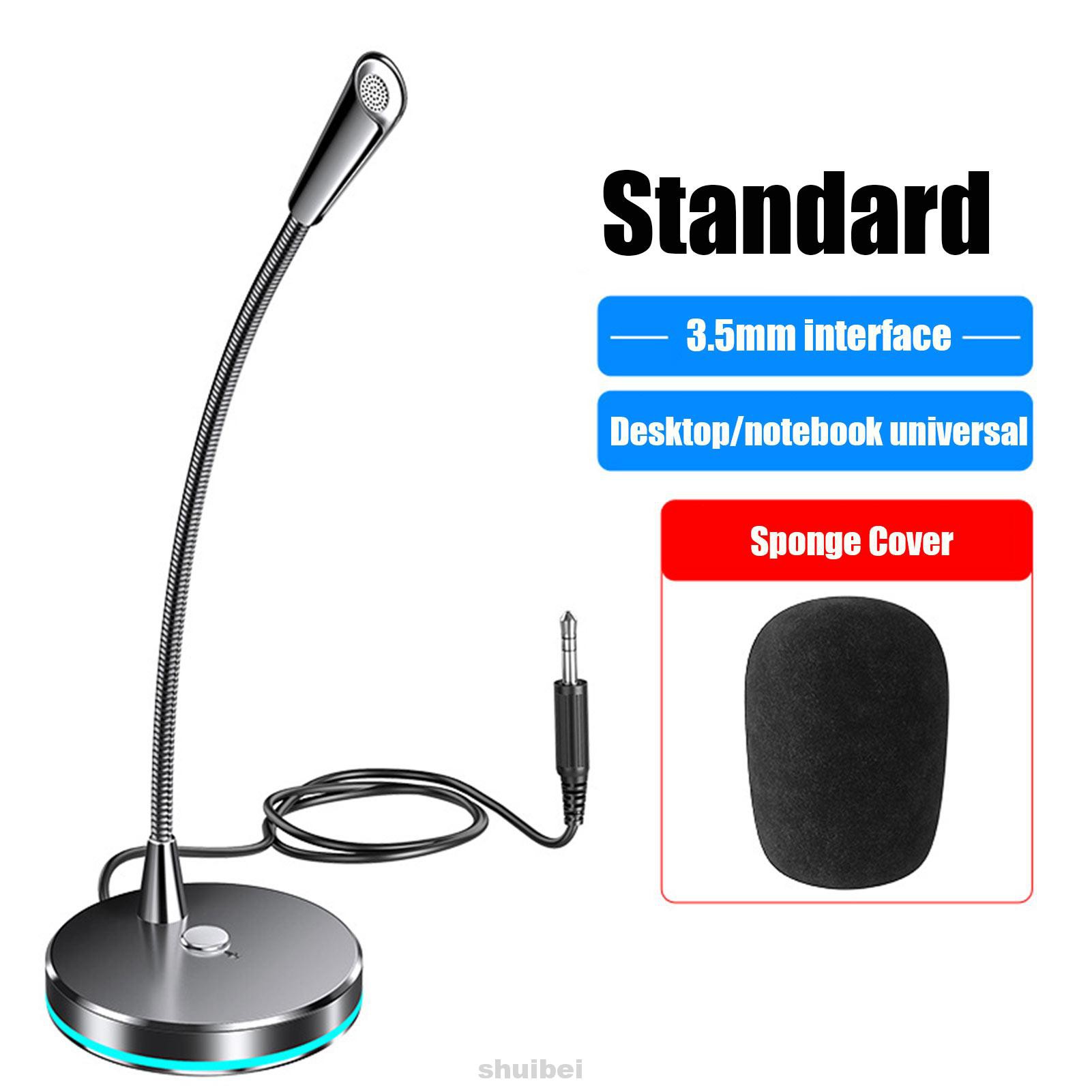 Wired Speech Plug And Play PC Laptop Flexible Gooseneck Live Broadcast Free Standing Office Meeting Computer Microphone