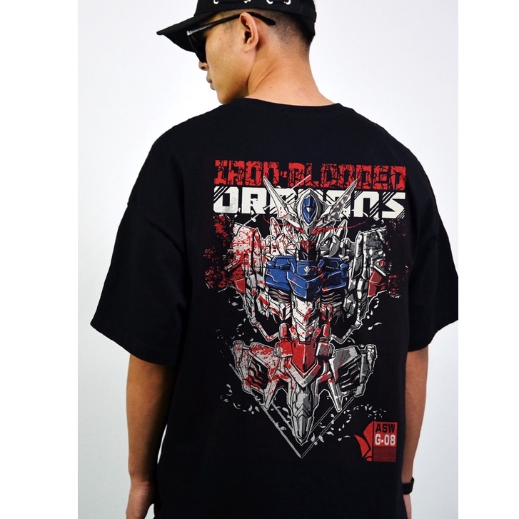 Áo Thun Tay Ngắn In Hình Gundam Babatos Yuanzu Unicorn Bằng Cotton Nguyên Chất Phong Cách Nhật Bản Cho Nam Và Nữ