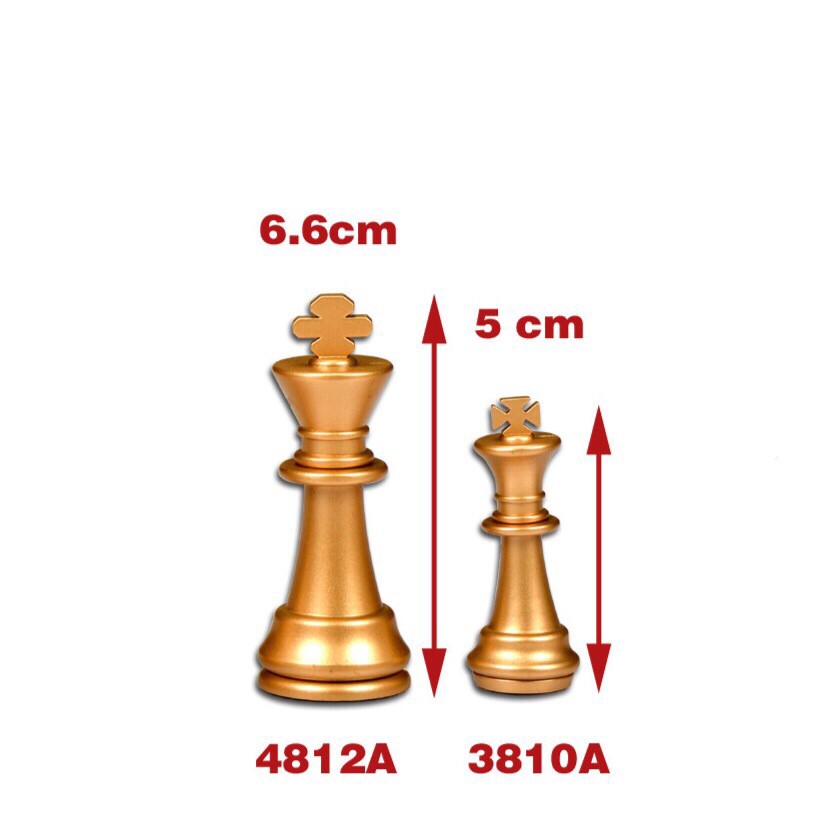 Bộ cờ vua nam châm Cao cấp Mạ nhũ U3-3810 Cực đẹp