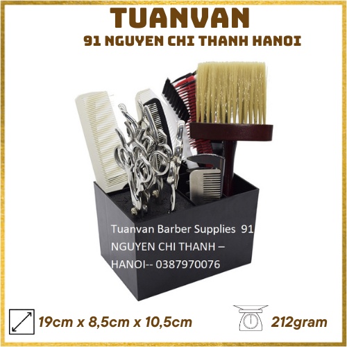 Hộp cắm kéo, Đồ nghề tóc (Mẫu Chia Ngăn)