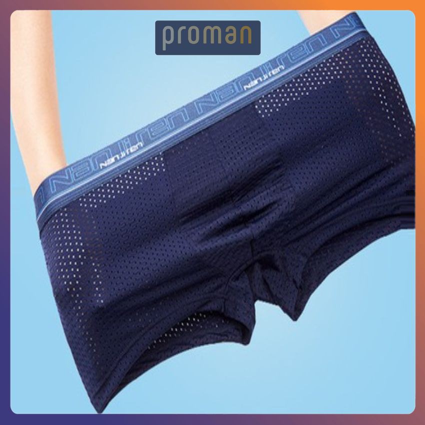 Quần Sịp Đùi Nam Boxer Nam, Quần lót nam boxer Thông hơi cotton 95% ST01 - PROMAN