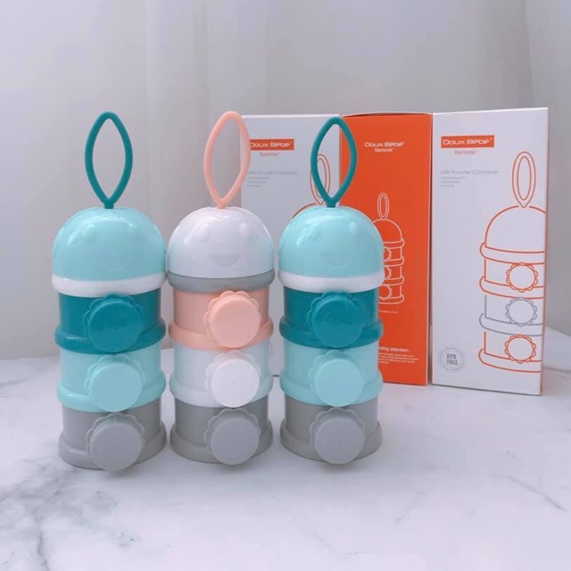 Hộp chia sữa 3 ngăn Douxbebe