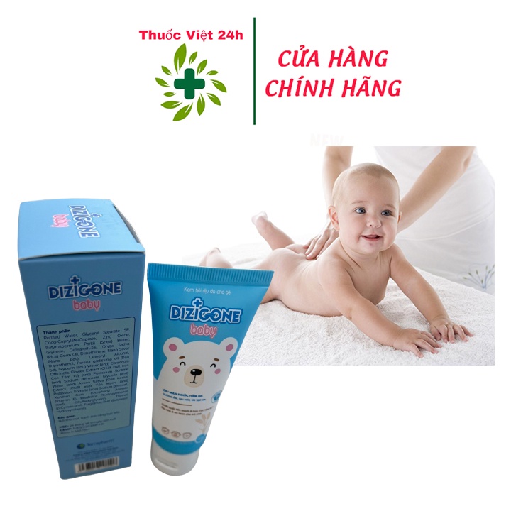 Dizigone Baby - Kem Bôi Dịu Da Cho Bé - Hộp 30g - TV