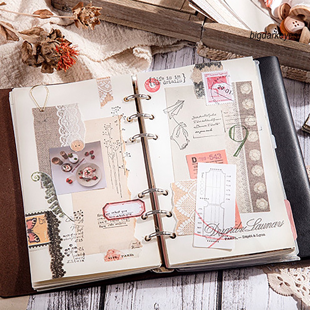 Nyt-set 30 Tờ Giấy Ren Đục Mịn Trong Suốt Trang Trí Sổ Lưu Niệm