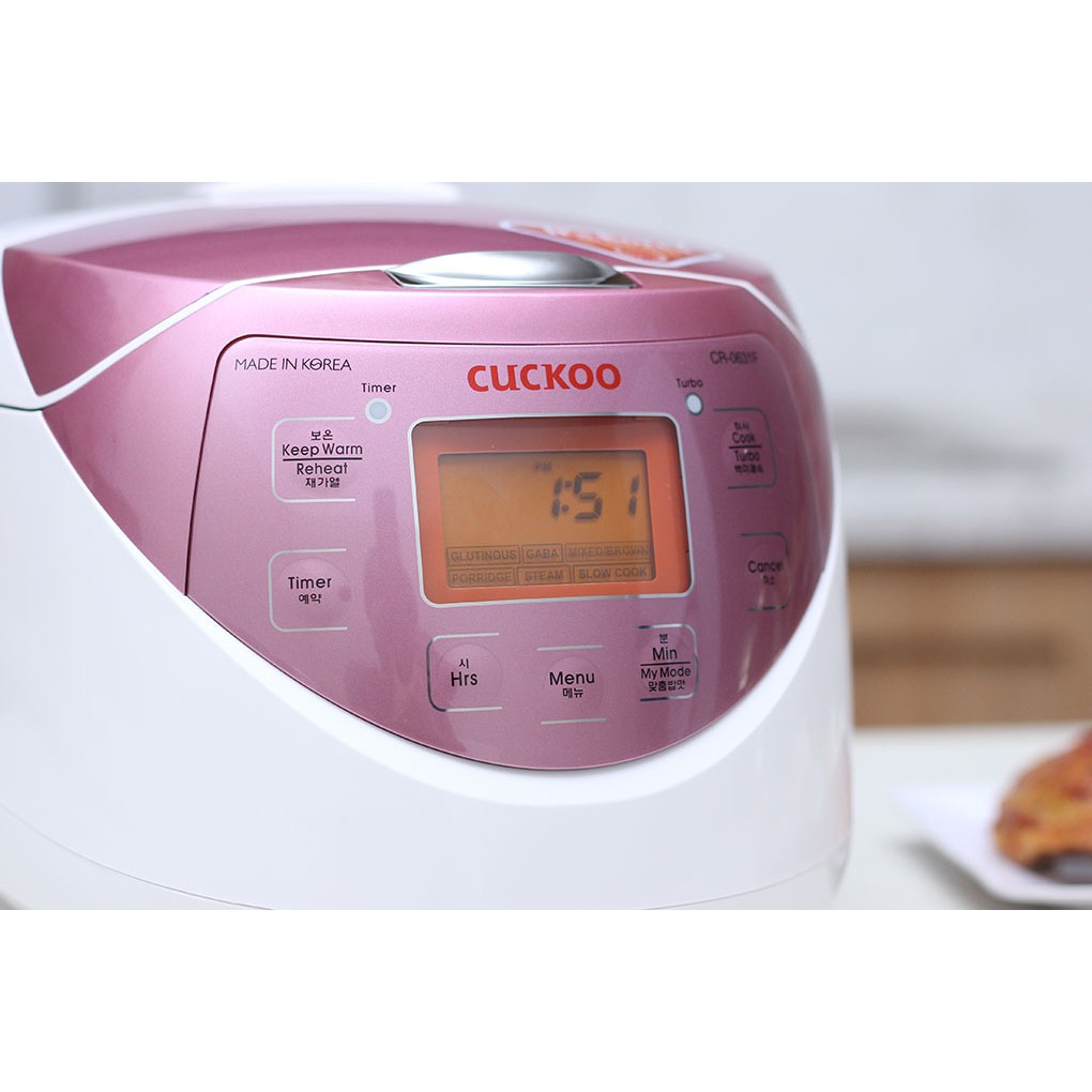 Nồi Cơm Điện Tử Cuckoo CR-0631F (1L) - Hàng Chính Hãng