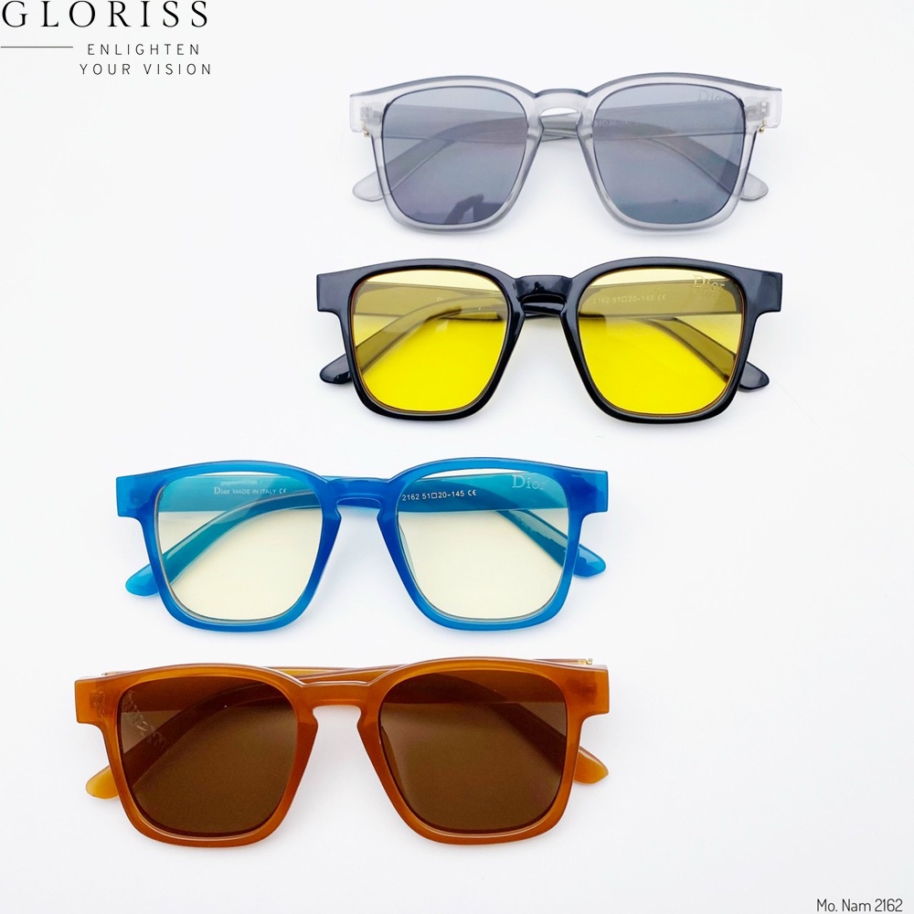 Mắt kính râm nam nữ thời trang - GLORISS MODEL NAM chống nắng, chống tia UV
