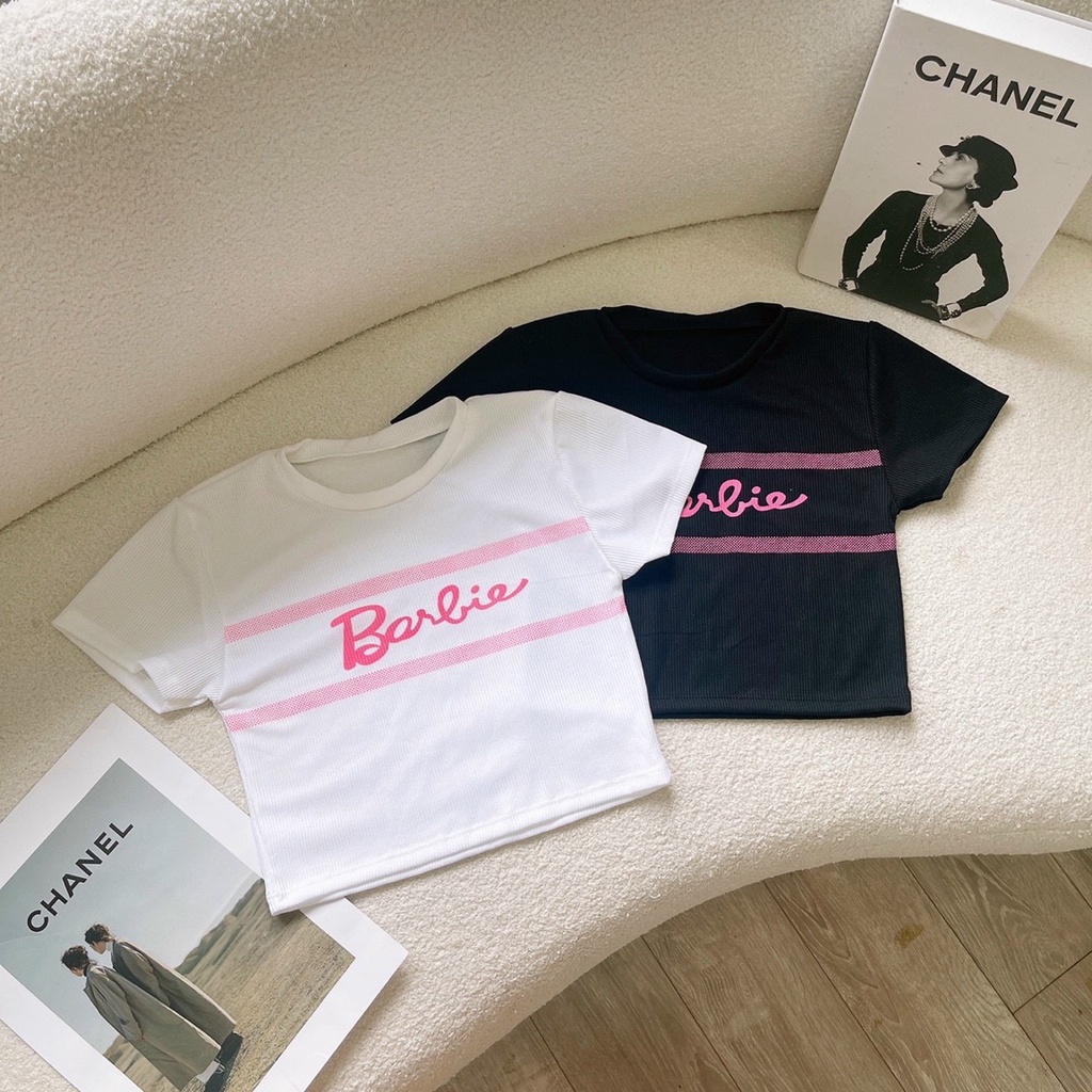 Áo thun croptop Barbie alohashop91