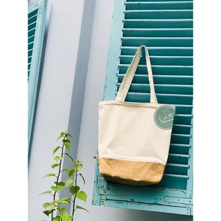 Túi tote phối cói giá rẻ