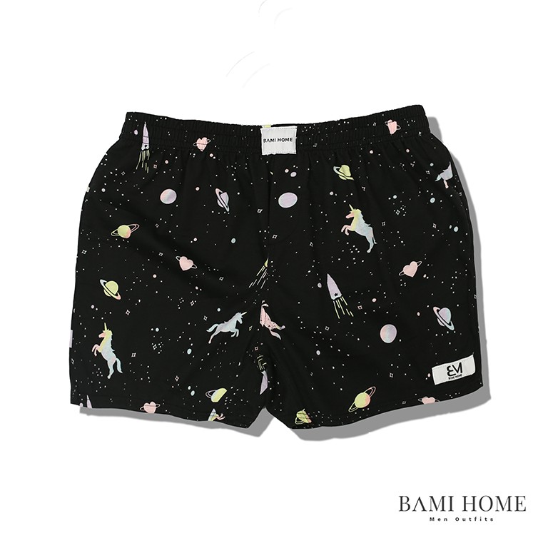 Quần short đùi ngủ nam nữ BAMI HOME, chất thun cotton thoáng mát, mềm mại QNTCT- 008 | BigBuy360 - bigbuy360.vn