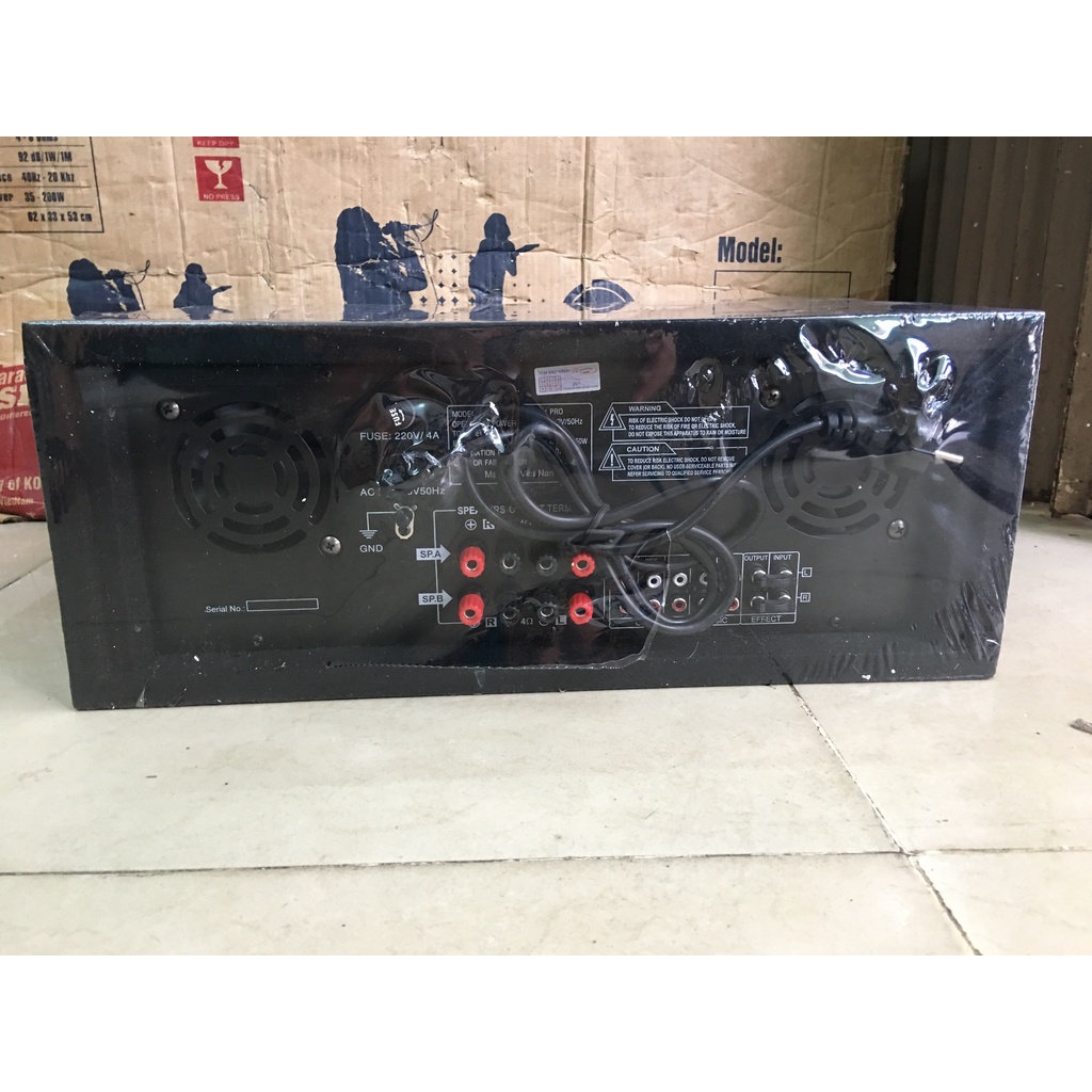 Amply JARGUAR chỉnh nhạc Equalizer công suất lớn, có 4 lỗ micro