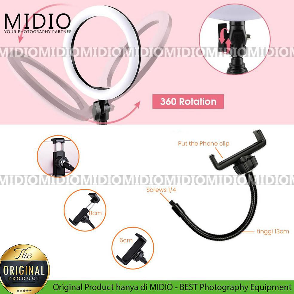 Đèn Led Tròn Mini Bn26 Hỗ Trợ Quay Video / Live Stream / Chụp Ảnh | BigBuy360 - bigbuy360.vn