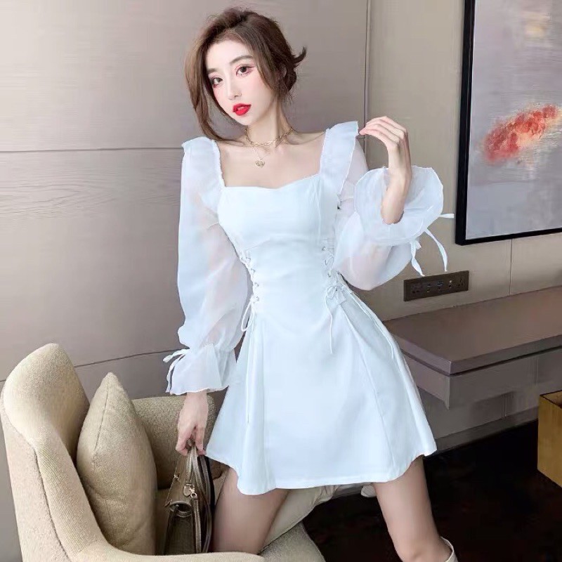 VÁY TRẮNG NỮ DỰ TIỆC DẠO PHỐ SIÊU XINH ✅HÀNG CAO CẤP-MẶC LÀ XINH✅ | BigBuy360 - bigbuy360.vn